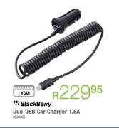 Blackberry Duo-USB Charger 1.8A