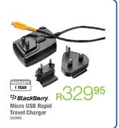 Blackberry Micro USB Rapid Travel Charger