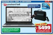 Packard Bell Core i3 Notebook