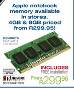Kingston Notebook RAM