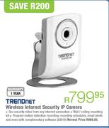Trendnet Wireless Internet Security IP Camera