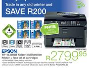 Epson WP-4535DWF Colour Multifunction Printer + Free Set of Cartridges