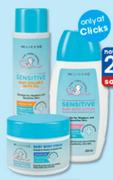 Clicks Body Sensitive Shampoo, Body Cream, Lotion Or Wash-200ml Each