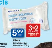 Clicks Baby Aqueous Cream Bar-100g