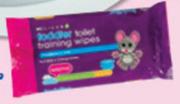 Clicks Toddler Toilet Training Wipes-40's Each