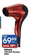 Safeway 1000 Watt Hairdryer-RW800