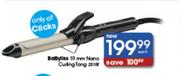 Babyliss 19mm Nano Curling Tong-2319E