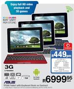 Asus TF300 Tablet With Keyboard Dock-Each