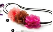 Flirt 3-Flower Headband