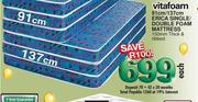 VItafoam Erica Double Foam Mattress-137cm