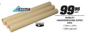 Marley Underground Espec Pipe-110mmx60m Each