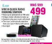 iLuv Vibe II Clock Radio Docking Station