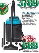Electrolux Aqualux Wet + Dry Vacuum Cleaner