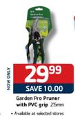 Garden Pro Pruner With PVC Grip-215mm