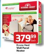 Econo Heat Wall Panel Heater Each