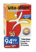 Vita-Thion Energy Tonic Granules-30 Sachets Per Pack