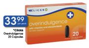 Clicks Overindulgence-20 Capsules Per Pack