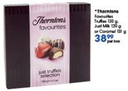 Thorntons Favourites Truffles-130Gm/Just Milk-120Gm Or Caramel-131Gm-Per Box