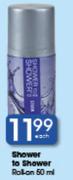 Shower To Shower Roll On-50ml