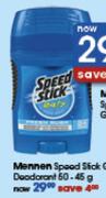 Mennen Speed Stick Gel Deodorant50-45gm