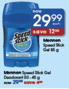 Mennen Speed Stick Gel-85gm Each