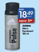 Adidas Men's Deodorant-150ml Each