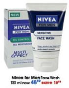 Nivea For Men Face Wash-100ml