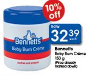 Bennetts Baby Bum Creme-150g Each
