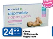 Clicks Disposable Nappy Sacks-150's 