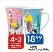 Clicks Ladies Trumpet Mug-Each