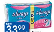 Always Maxi Pads Duo Pack-Per Pack