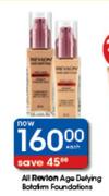 All Revlon Age Defying Botafirm Foundations-Each