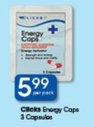 Clicks Energy Caps Capsules-3's