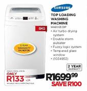 Samsung Top Loading Washing Machine-8kg(WA80G5DIP)