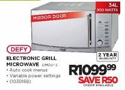 Defy Electronic Grill Microwave-34Ltr(DMO343)