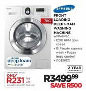 Samsung Front Loading Deep Foam Washing Machine-7kg(WF1702WEC)