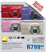 Nikon Coolpix S6150 Digital Camera-Each
