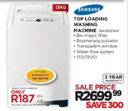 Samsung Top Loading Washing Machine-13kg(WA13V5WIP)