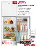 Defy Top Fridge/Freezer-192Ltr(DFD426)