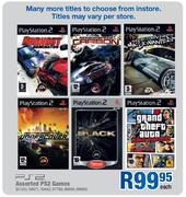 PS2 Games Assorted-Each
