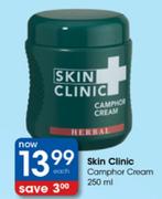 Skin Clinic Camphor Cream-250ml Each