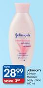 Johnson's 24Hours Moisture Body Lotion-400ml Each