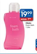 Clicks Foam Bath-1L Each