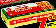 Ritebrand Sponge Scourers-4's