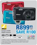 Nikon Coolpix S3200 Digital Camera
