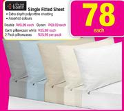 Always Home Single Fitted Sheet-Each