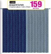 Always Home Jacquard Curtain-Per Drop