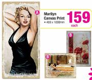 Marilyn Canvas Print(400x100mm)-Each