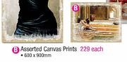 Assorted Canvas Prints(600x900mm)-Each