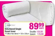 Stitchbond Single Duvet Inner-Each